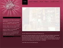 Tablet Screenshot of cafeweissenburg.de